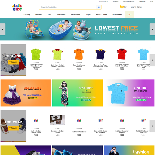 A New E-commerce Website