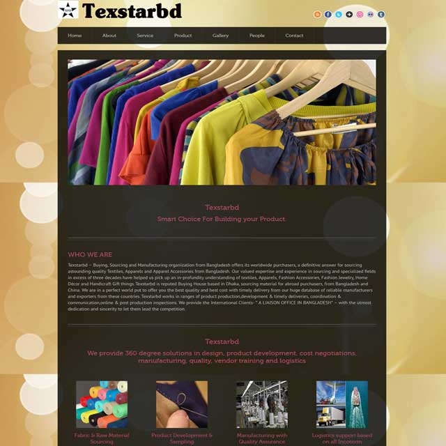 Garments & Buying website